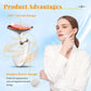 Masseur Facial Anti-rides, 7 couleurs, dispositif de beauté du cou, raffermissement de la peau, dispositif de levage du visage, réduit le Double menton, outil de soins de la peau